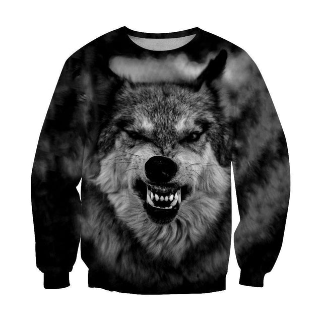 3D All Over Print Amazing Wolf-Apparel-NTT-Sweatshirt-S-Vibe Cosy™