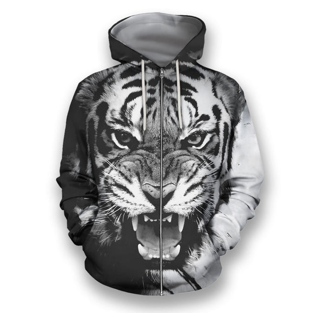 3D All Over Print Amazing Tiger-Apparel-NTT-Zipped Hoodie-S-Vibe Cosy™