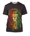 3D All Over Print Amazing Reggae Lion-Apparel-NTT-T-Shirt-S-Vibe Cosy™