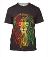 3D All Over Print Amazing Reggae Lion-Apparel-NTT-T-Shirt-S-Vibe Cosy™