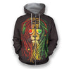 3D All Over Print Amazing Reggae Lion-Apparel-NTT-Zipped Hoodie-S-Vibe Cosy™