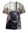 3D All Over Print Black Labrador Retriever-Apparel-NTT-T-Shirt-S-Vibe Cosy™