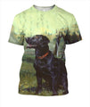 3D All Over Print Black Labrador Retriever-Apparel-NTT-T-Shirt-S-Vibe Cosy™
