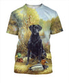 3D All Over Print Black Labrador Retriever-Apparel-NTT-T-Shirt-S-Vibe Cosy™