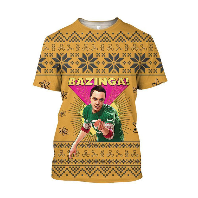 3D All Over Print Bazinga Sweatshirt and Hoodie-Apparel-NTT-T-Shirt-S-Vibe Cosy™
