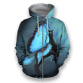 3D All Over Print Butterfly Horse NK-Apparel-NNK-Zip-S-Vibe Cosy™
