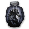 3D All Over Print Black Horse Art NK-Apparel-NNK-Hoodie-S-Vibe Cosy™