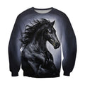 3D All Over Print Black Horse Art NK-Apparel-NNK-Sweatshirt-S-Vibe Cosy™