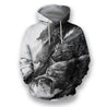 3D All Over Print A Flock Of Wild Wolves-Apparel-NTT-Hoodie-S-Vibe Cosy™