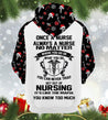 Once A Nurse Always A Nurse - US Unisex Size Hoodie-Apparel-TA-Hoodie-S-Vibe Cosy™