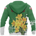 Wales Daffodil Hoodie Special Version PL-Apparel-PL8386-Hoodie-S-Vibe Cosy™