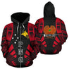 Papua New Guinea All Over Hoodie - Tattoo Style - BN01 NVD1078-Apparel-Ocean Hoodie-Zip Hoodie-S-Vibe Cosy™