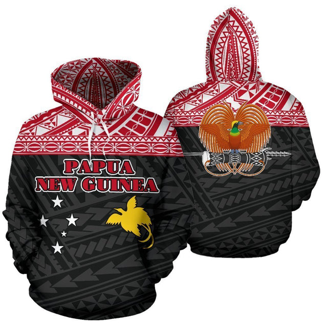 Papua New Guinea All Over Hoodie - BN01-NVD1076-Apparel-Ocean Hoodie-Hoodie-S-Vibe Cosy™