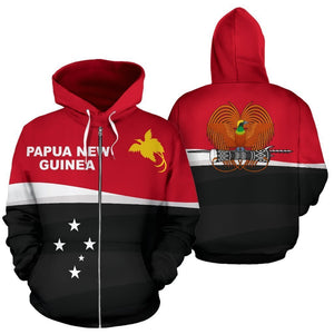 Papua New Guinea Zip Up Hoodie K5 NVD1085-Apparel-Ocean Hoodie-Zip Hoodie-S-Vibe Cosy™