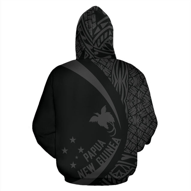 Papua New Guinea Polynesian Zip-Up Hoodie - Circle Style 01 - J4 NVD1090-Apparel-Ocean Hoodie-Zip Hoodie-S-Vibe Cosy™