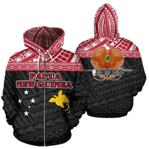 Papua New Guinea All Over Hoodie - BN01-NVD1076-Apparel-Ocean Hoodie-Zip Hoodie-S-Vibe Cosy™