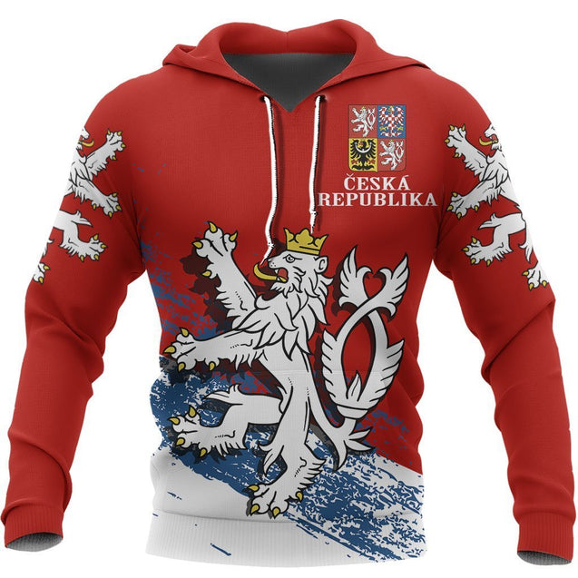 Czech Republic Lion Special Hoodie NVD1162-Apparel-Dung Van-Hoodie-S-Vibe Cosy™