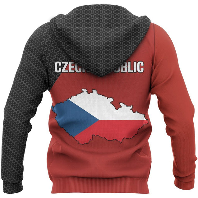 Czech Republic Map Special Pullover Hoodie NVD1167-Apparel-Dung Van-Hoodie-S-Vibe Cosy™