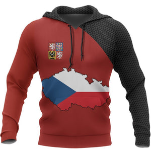 Czech Republic Map Special Pullover Hoodie NVD1167-Apparel-Dung Van-Hoodie-S-Vibe Cosy™