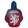 Czech Republic Coat of Arms Hoodie - Center Style NVD1168-Apparel-Dung Van-Hoodie-S-Vibe Cosy™