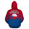 Czech Republic Sport Flag Hoodie - Stripes Style NVD1170-Apparel-Dung Van-Hoodie-S-Vibe Cosy™