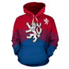 Czech Republic Sport Flag Hoodie - Stripes Style NVD1170-Apparel-Dung Van-Hoodie-S-Vibe Cosy™