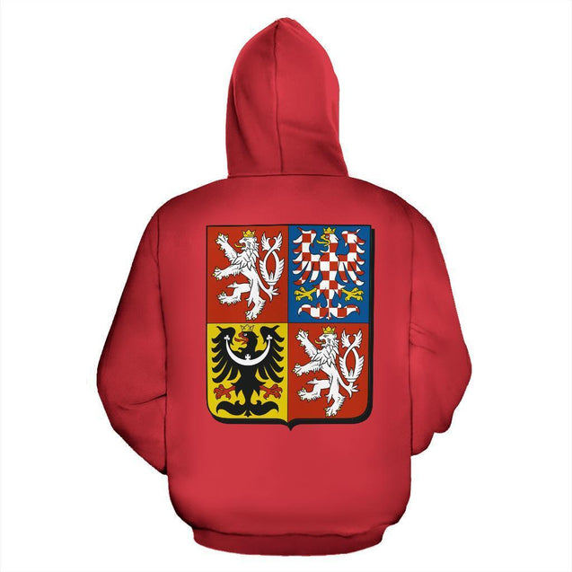 Czech Republic Coat Of Arms Hoodie - Warrior Style NVD1171-Apparel-Dung Van-Hoodie-S-Vibe Cosy™