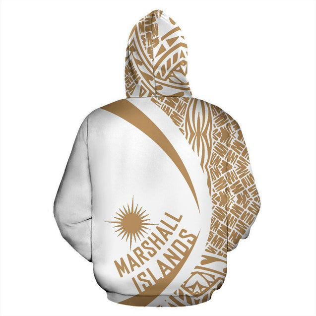 Marshall Islands Turtle Polynesian Zip Up Hoodie NVD1175-Apparel-Ocean Hoodie-Hoodie-S-Vibe Cosy™