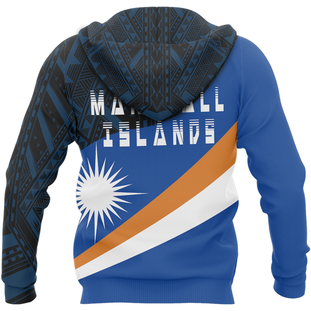 Marshall Islands Flag Curve Concept Pullover Hoodie NVD1180-Apparel-Amazing Hoodie-Hoodie-S-Vibe Cosy™