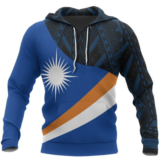 Marshall Islands Flag Curve Concept Pullover Hoodie NVD1180-Apparel-Amazing Hoodie-Hoodie-S-Vibe Cosy™