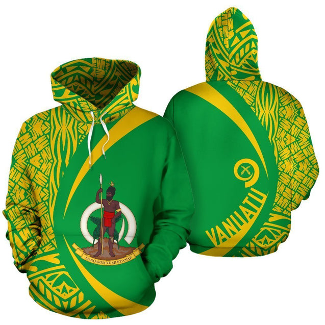 Vanuatu Polynesian Hoodie - Circle Style NVD1197-Apparel-Dung Van-Hoodie-S-Vibe Cosy™