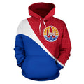 Tahiti French Polynesia All Over Hoodie - Split Style NVD1201-Apparel-Dung Van-Hoodie-S-Vibe Cosy™