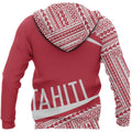 Tahiti Coat Of Arms Hoodie - Circle Red NVD1203-Apparel-Dung Van-Hoodie-S-Vibe Cosy™