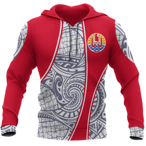 French Polynesia Hoodie Gash Style NVD1210-Apparel-Dung Van-Hoodie-S-Vibe Cosy™