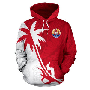 Tahiti Polynesian Coconut Tree Hoodie NVD1213-Apparel-Dung Van-Hoodie-S-Vibe Cosy™