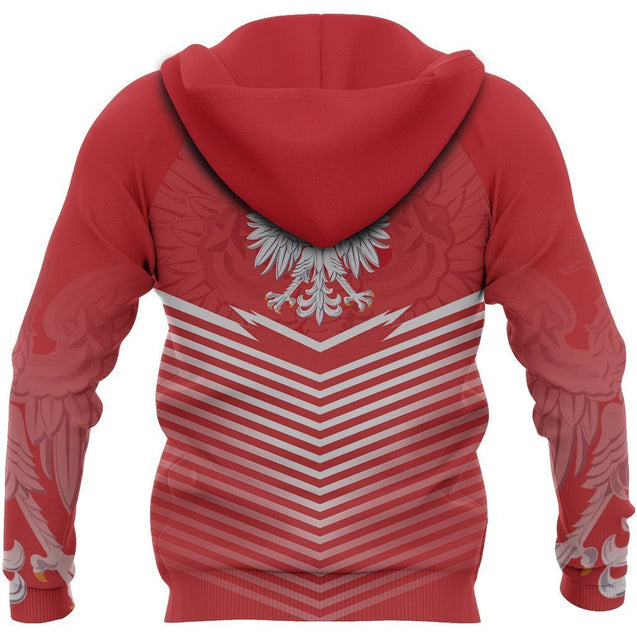 Poland Flag Hoodie - Energy Style NVD1227 !-Apparel-Dung Van-Hoodie-S-Vibe Cosy™