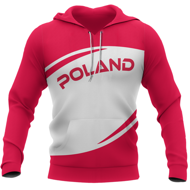 Poland Flag Ellipse Style NVD1232 !-Apparel-Dung Van-Hoodie-S-Vibe Cosy™