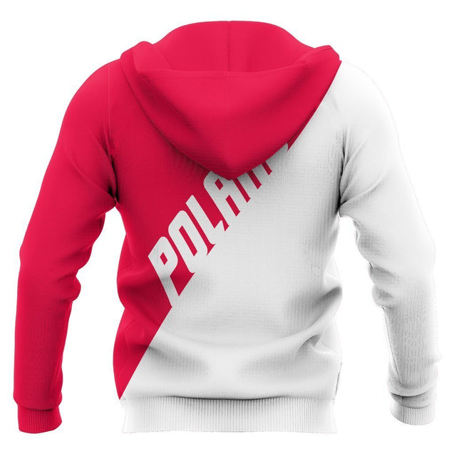 Poland Flag All Over Hoodie NVD1245 !-Apparel-Dung Van-Hoodie-S-Vibe Cosy™