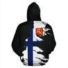 Finland Hoodie Flag Painting Zip-Up NVD1250-Apparel-Dung Van-Hoodie-S-Vibe Cosy™