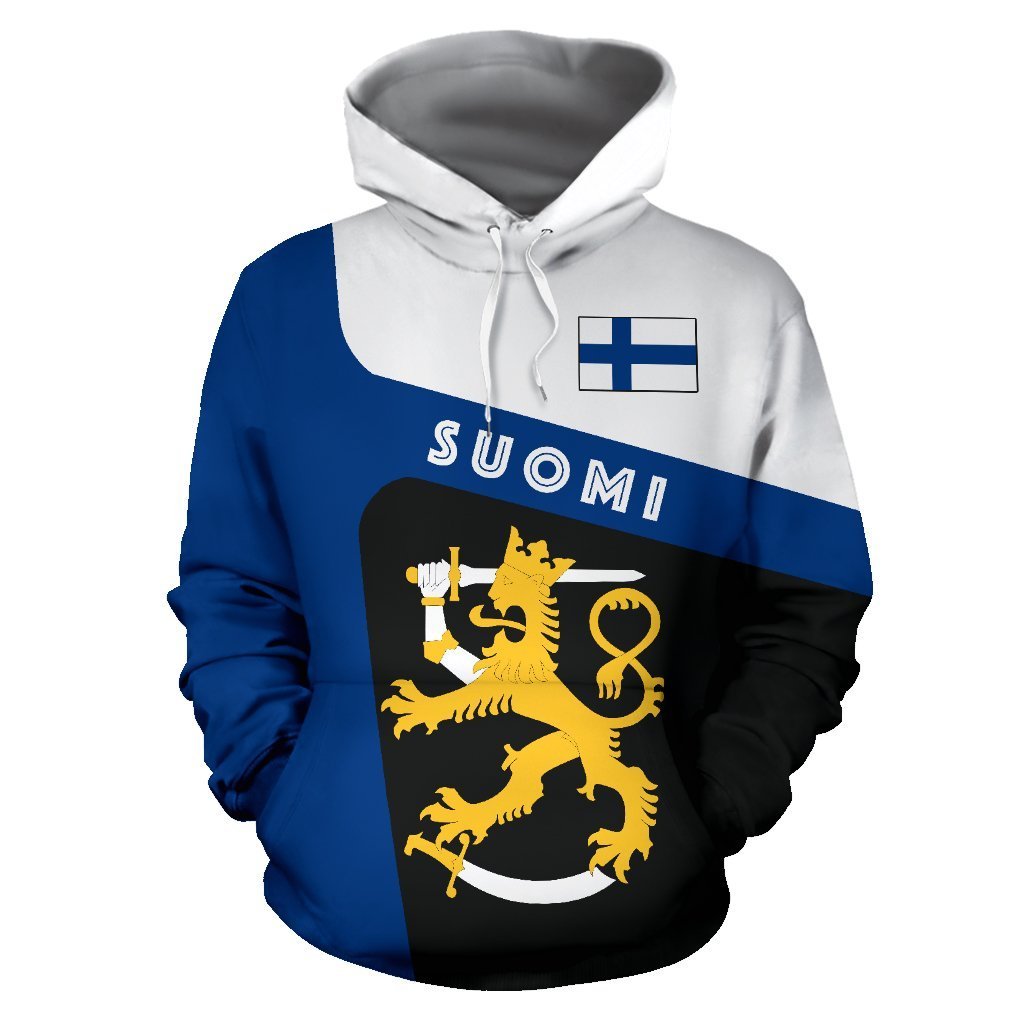 Coat of Arms Finland Hoodie NVD1260-Apparel-Dung Van-Hoodie-S-Vibe Cosy™