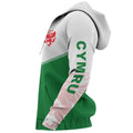 Wales Flag Hoodie - Energy Style NVD1283-Apparel-Dung Van-Hoodie-S-Vibe Cosy™