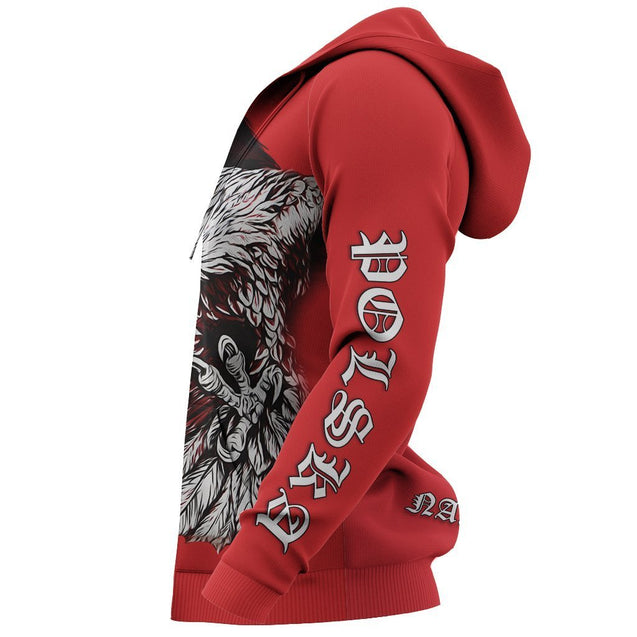 Polish Eagle Hoodie NVD1284-Apparel-Dung Van-Hoodie-S-Vibe Cosy™