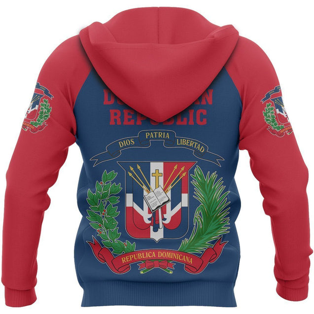 Dominican Republic Sport Hoodie - Cyclone Style NVD1291-Apparel-Dung Van-Hoodie-S-Vibe Cosy™