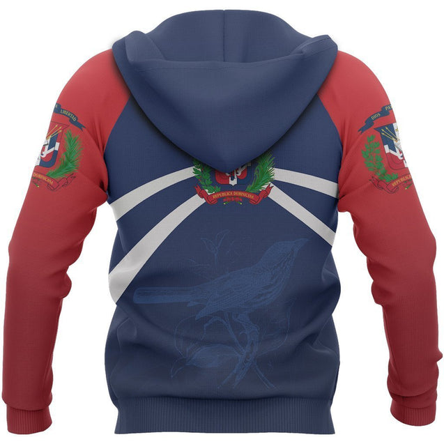 Dominican Republic In My Heart Hoodie Palmchat Bird NVD1295-Apparel-Dung Van-Hoodie-S-Vibe Cosy™