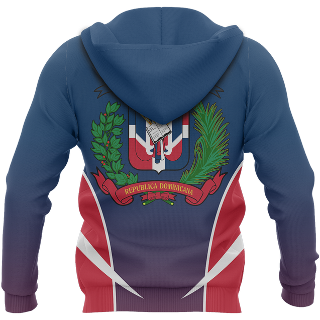 Dominican Republic Active Special Zip Hoodie NVD1296-Apparel-Dung Van-Hoodie-S-Vibe Cosy™