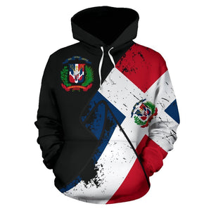 Dominican Republic Special Grunge Flag Pullover Hoodie NVD1297-Apparel-Dung Van-Hoodie-S-Vibe Cosy™