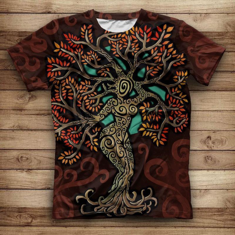 Tree of Life Tee NVD1322-Apparel-Dung Van-T-Shirt-S-Vibe Cosy™