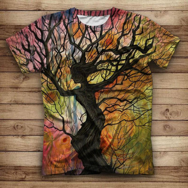 Tree of Life Tee NVD1326-Apparel-Dung Van-Hoodie-S-Vibe Cosy™