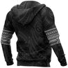 Polynesian Hoodie Tattoo Style White NVD1333-Apparel-Dung Van-Hoodie-S-Vibe Cosy™