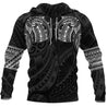 Polynesian Hoodie Tattoo Style White NVD1333-Apparel-Dung Van-Hoodie-S-Vibe Cosy™